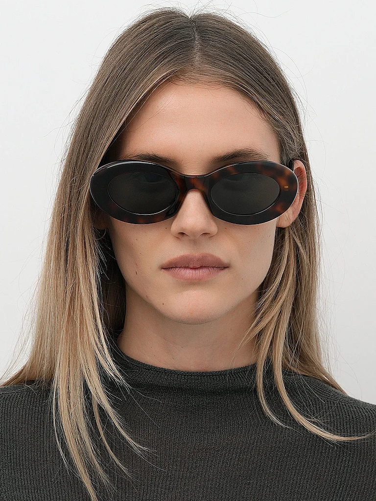 Saint Laurent SL594 Sunglasses Brown 2
